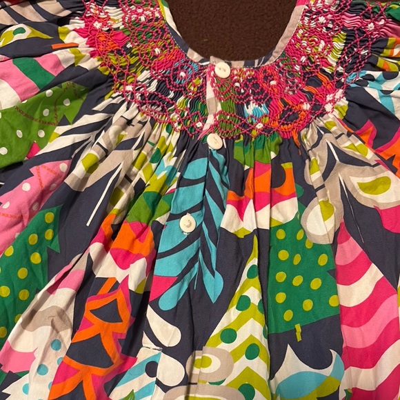 Vibrant Tree Pattern Dress - Picture 6 of 6